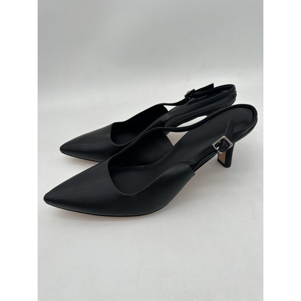 Vince Classic Black Pointed Heels